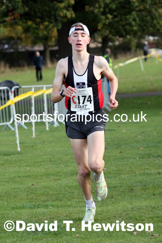 Mens under-17s Northern Cross Country Relays, Graves Park, Sheffield. Photo: David T. Hewitson/Sports for All Pics
